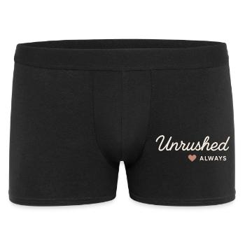 Calm is rebellion. Soft Life Self Care - Men's Boxer Shorts - black - Front