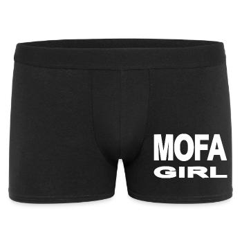 Mofa - Männer Boxer Shorts - Schwarz - Vorne