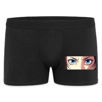 Anime Eyes Blue Iris Manga Fan - Boxer Homme - noir - Devant
