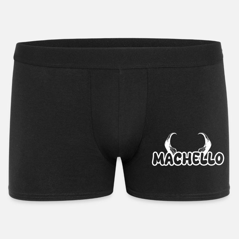 Machello - Männer Boxer Shorts - Schwarz