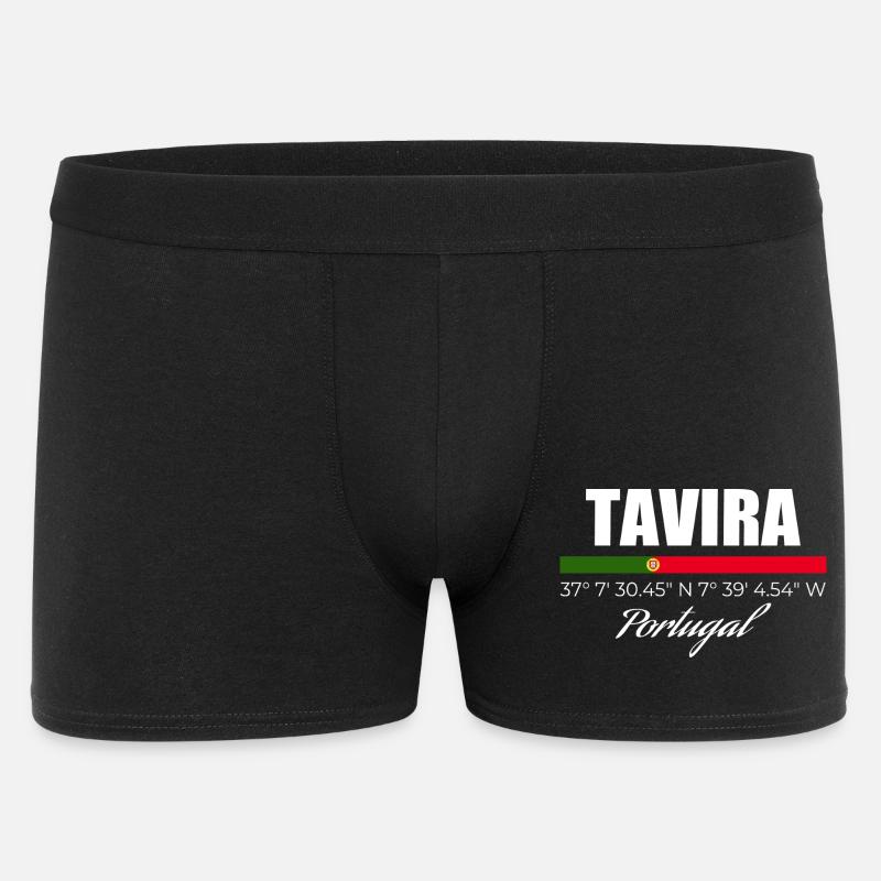 Tavira - Männer Boxer Shorts - Schwarz