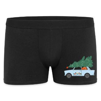 Noël à la maison (Édition Trabi) - Boxer Homme - noir - Devant