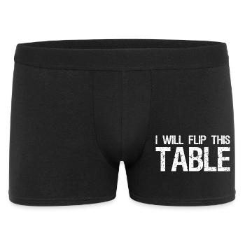 Je vais retourner ce tableau : jeux de société - Boxer Homme - noir - Devant