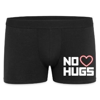 No Hugs Please Keep Your Distance Hug Anti Social - Men's Boxer Shorts - black - Front
