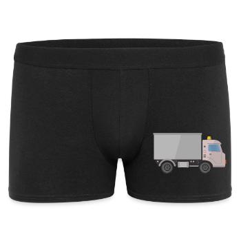 Delivery truck - Men's Boxer Shorts - black - Front