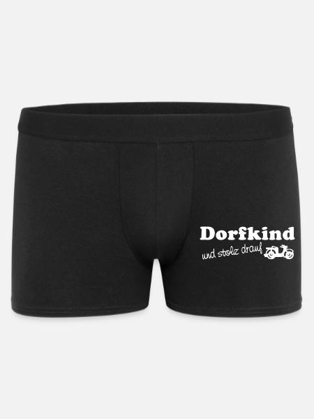 Village child - and proud of it - Men's Boxer Shorts - black