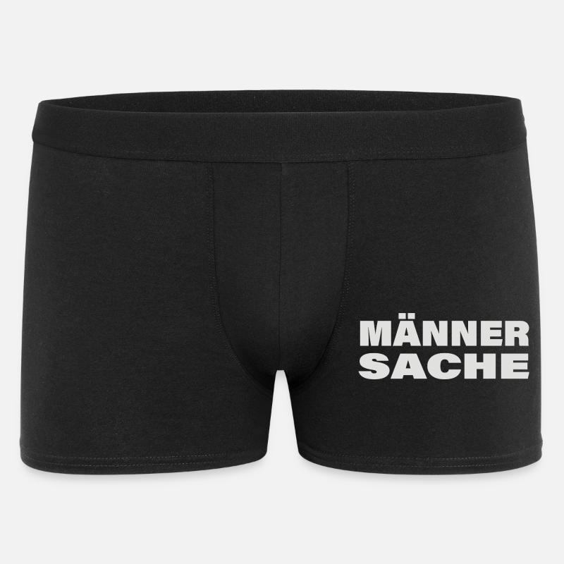 MÄNNERSACHE - Männer Boxer Shorts - Schwarz