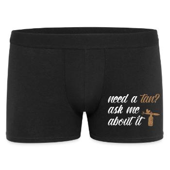  Spray Tanning Artist Oil Professional Kit Spray - Men's Boxer Shorts - black - Front