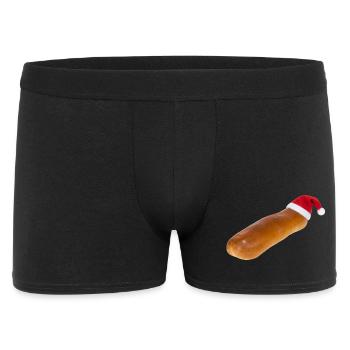 Rouleau de saucisses du Brabant Noël – chapeau Fierté du Brabant - Boxer Homme - noir - Devant