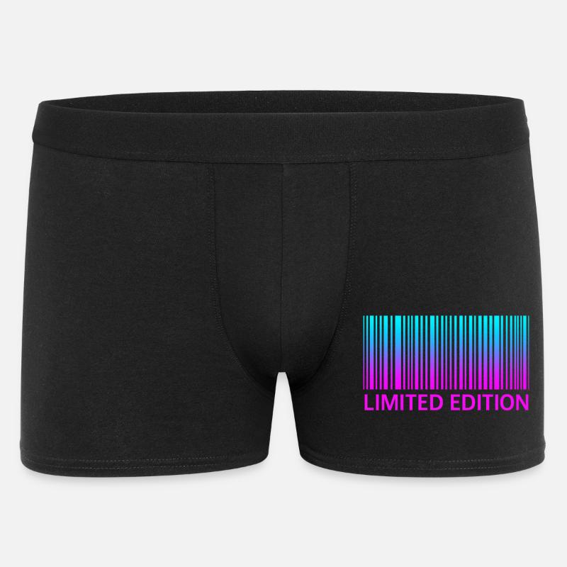 LIMITED EDITION - BARCODE  - Männer Boxer Shorts - Schwarz