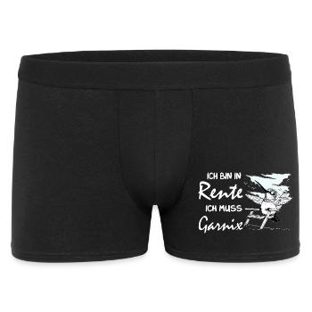 Drôle de design allemand à la retraite - Boxer Homme - noir - Devant