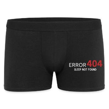 Error 404 Sleep Not Found – Pattern for Developers - Men's Boxer Shorts - black - Front