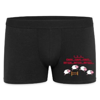 La technique de l'insomniaque - Boxer Homme - noir - Devant