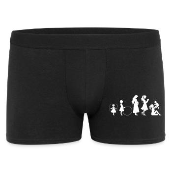 Evolution Mom Mother's Day Child Family - Men's Boxer Shorts - black - Front