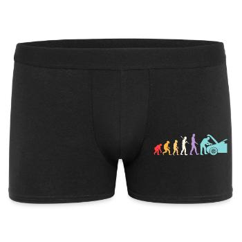 Évolution Mécanicien Humour Mécano Garage - Boxer Homme - noir - Devant