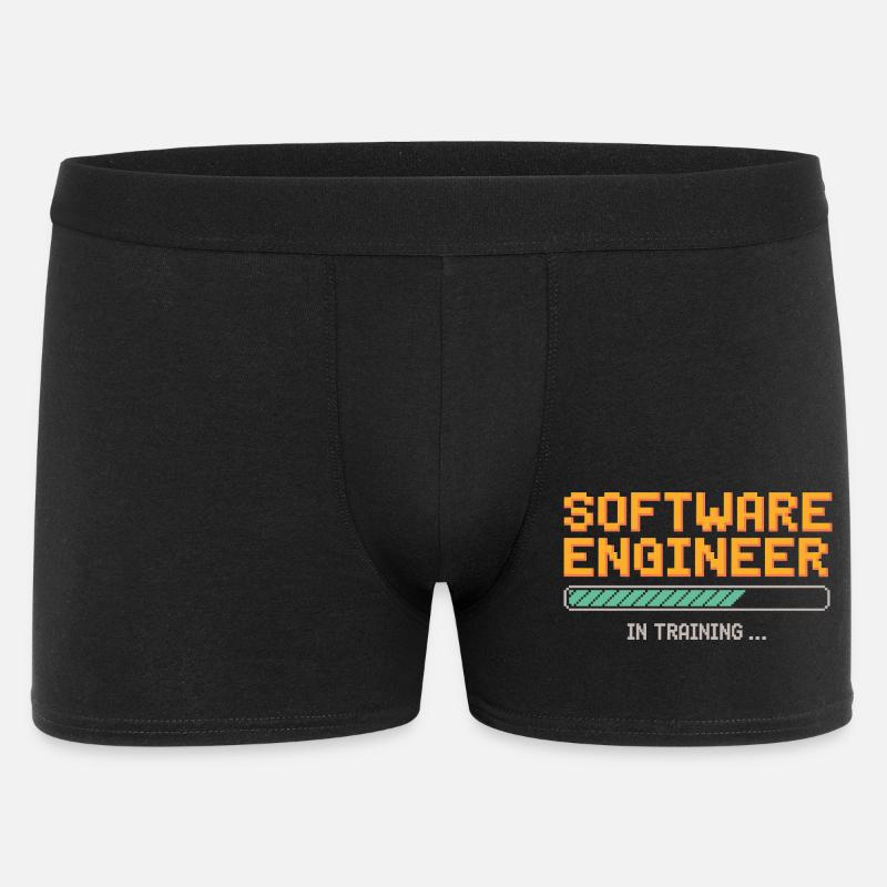 Softwareentwickler in Ausbildung Debugging Humor - Männer Boxer Shorts - Schwarz