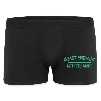 Textdesign Amsterdam – Pays-Bas - Boxer Homme - noir - Devant