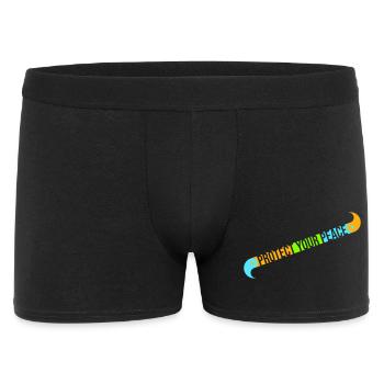 Protégez votre paix Santé mentale Pleine conscience - Boxer Homme - noir - Devant