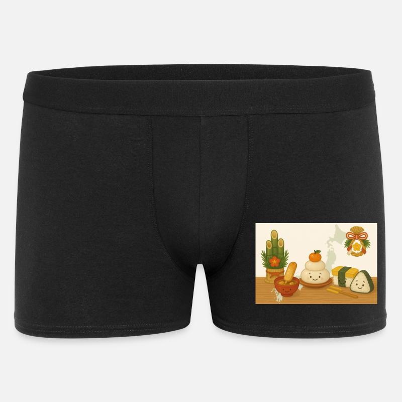 Japan - Männer Boxer Shorts - Schwarz