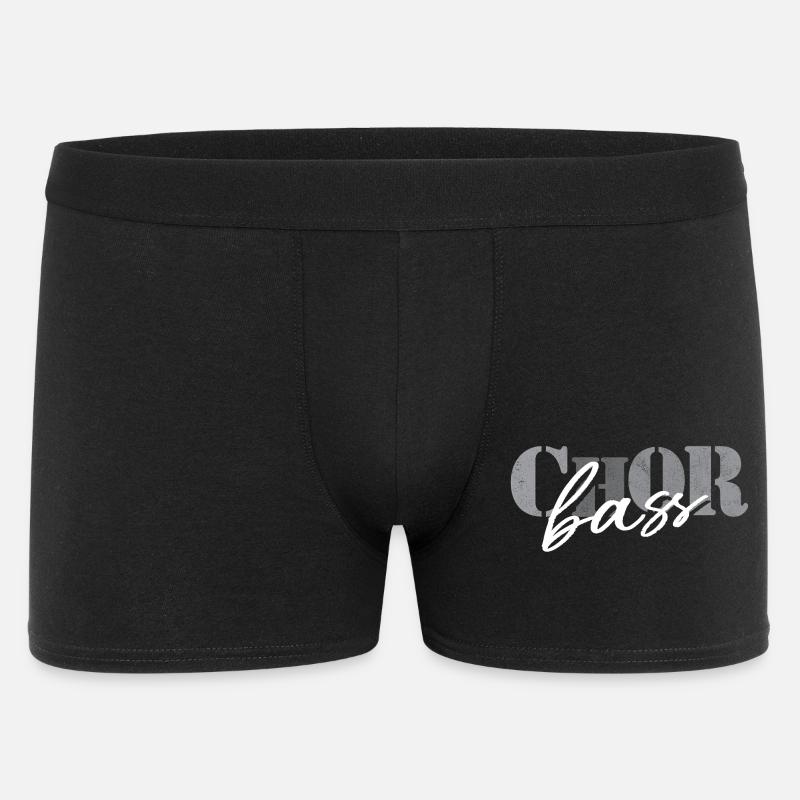 Chor Bass - Männer Boxer Shorts - Schwarz