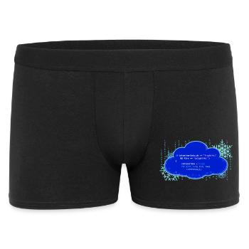 LaisseNeige () ; - Boxer Homme - noir - Devant