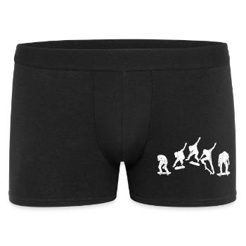 Skateboarding - Men's Boxer Shorts - black - Front