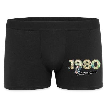 1980's Vintage Retro – Cassette – Cool Olds - Men's Boxer Shorts - black - Front