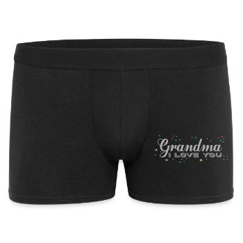 Grandma I love you Christmas - Men's Boxer Shorts - black - Front