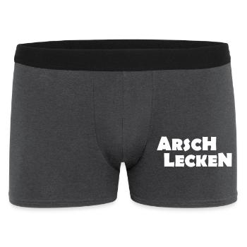 Léchage de cul - Boxer Homme - charbon - Devant