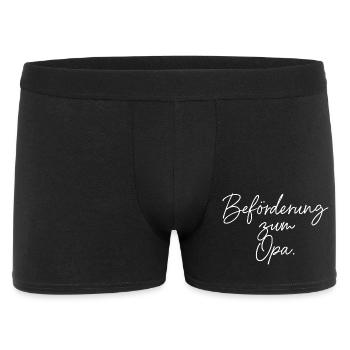 Promotion au rang de grand-père (blanc) - Boxer Homme - noir - Devant