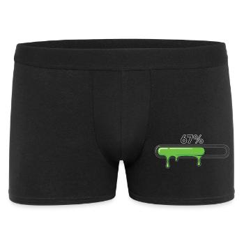 Slime Progress Bar 67 Meme - Men's Boxer Shorts - black - Front