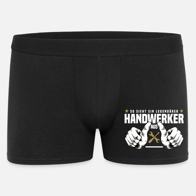 Handwerker - Männer Boxer Shorts - Schwarz