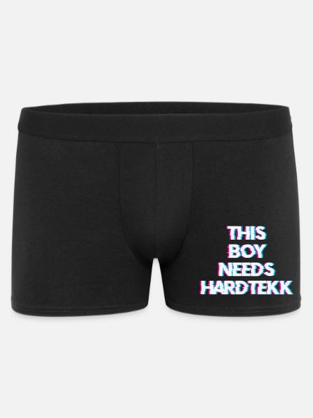 Hardtekk Tekk - Boxer Homme - noir