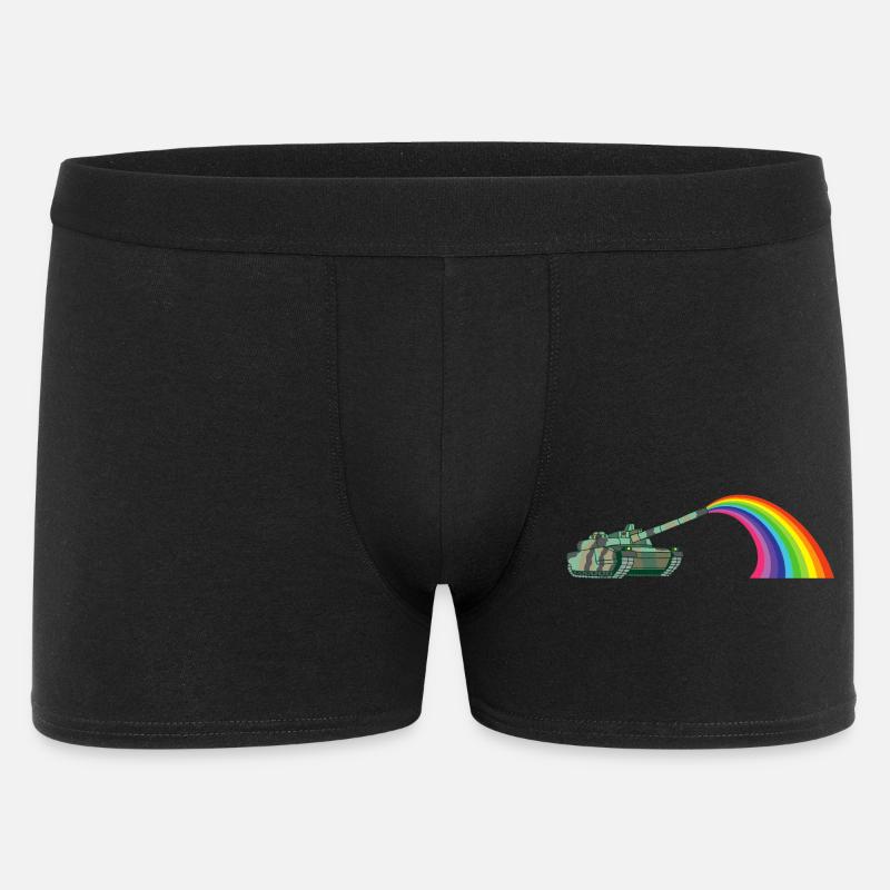 Friedenswagen - Männer Boxer Shorts - Schwarz