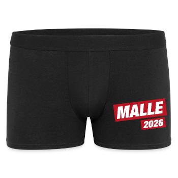 Malle 2026 - Men's Boxer Shorts - black - Front