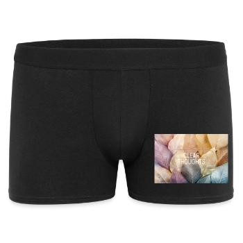 Idées claires – Design minimaliste en verre - Boxer Homme - noir - Devant