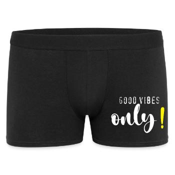 Good.vibes.only - Boxer Homme - noir - Devant