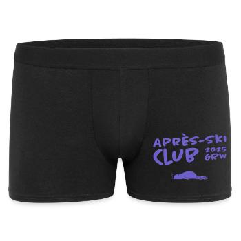 Après-Ski Club - Männer Boxer Shorts - Schwarz - Vorne
