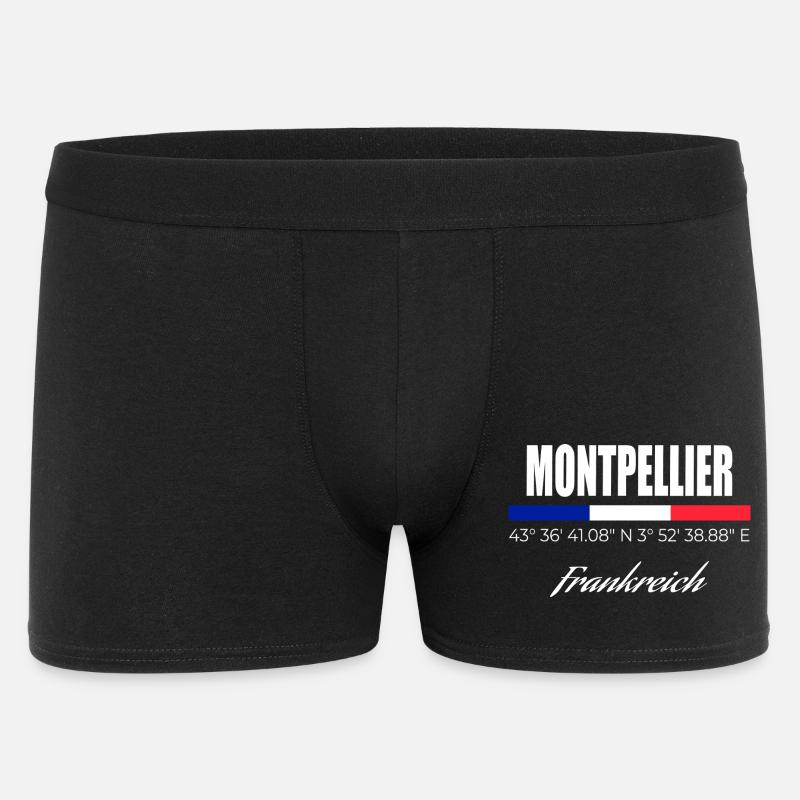 Montpellier - Männer Boxer Shorts - Schwarz
