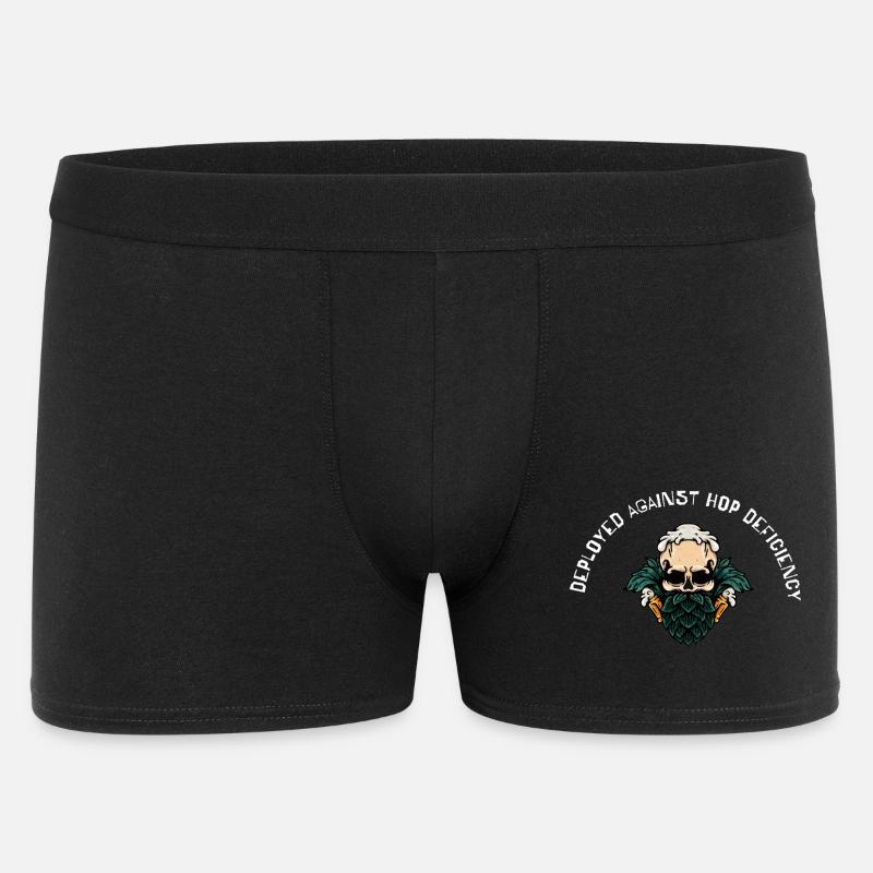 Deployed Against Hop Deficiency - Men's Boxer Shorts - black