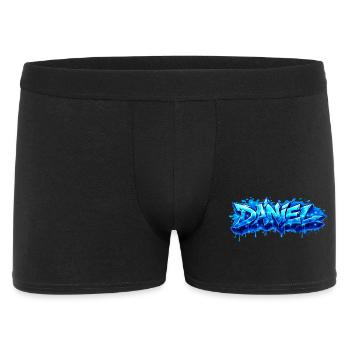 Graffiti DANIEL Name Gift Ideal Printable - Men's Boxer Shorts - black - Front