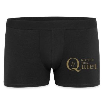 Notice the Quiet Mindfulness and Silence - Men's Boxer Shorts - black - Front