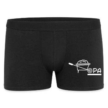 Grandpa Wheelbarrow Gardening - Men's Boxer Shorts - black - Front