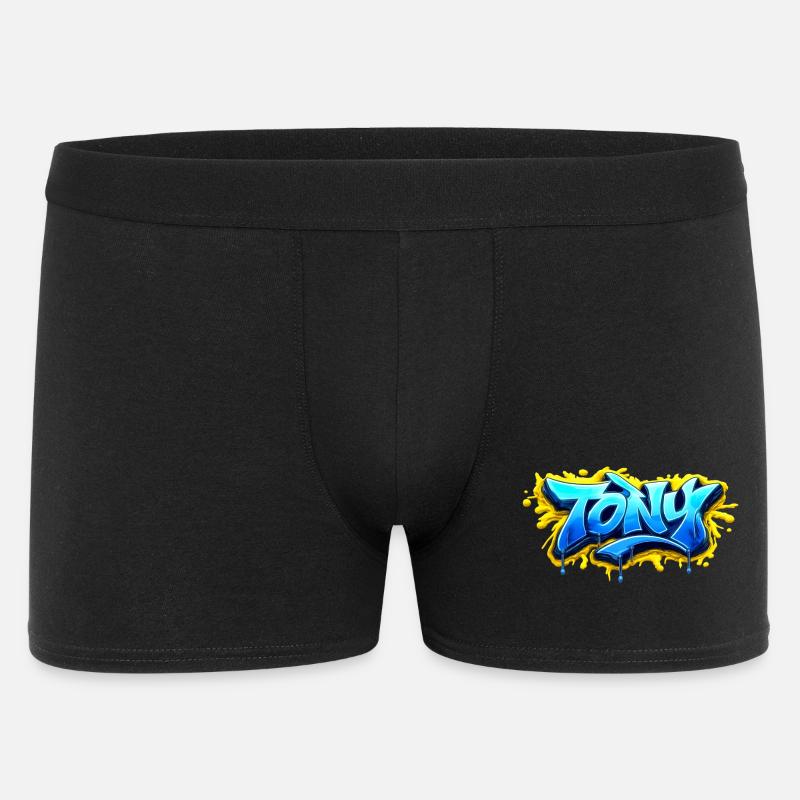 GRAFFITI NAME TONY  FOR  PERFECT GIFT PRINTABLE  - Boxer Homme - noir