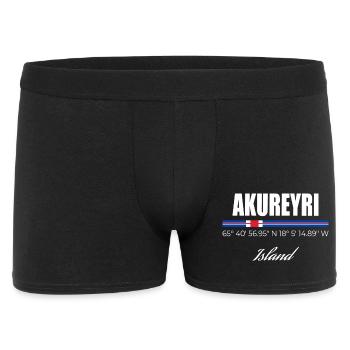 Akureyri - Men's Boxer Shorts - black - Front