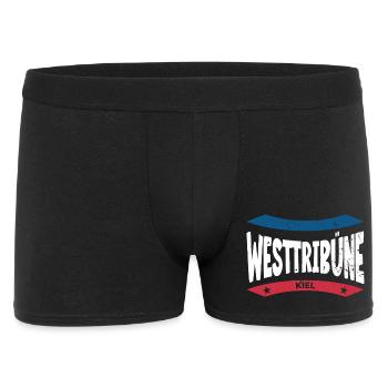 Kiel Stadium West Stand Hoodie, Shirt, Bag - Men's Boxer Shorts - black - Front