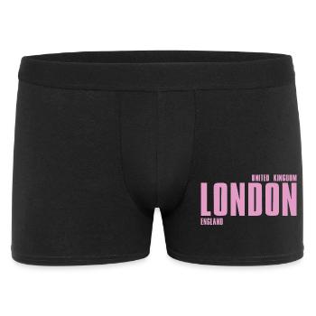 London Pink Bold Typography - Men's Boxer Shorts - black - Front