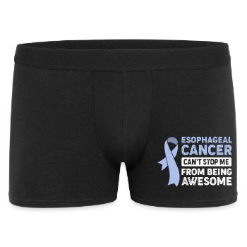Cancer de l’œsophage Survivant du cancer de la chimiothérapie - Boxer Homme - noir - Devant