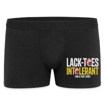 Zone sans intolérance au lait sans orteils - Boxer Homme - noir - Devant