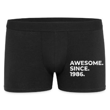 Awesome since 1986 | Birthday | Gift - Men's Boxer Shorts - black - Front